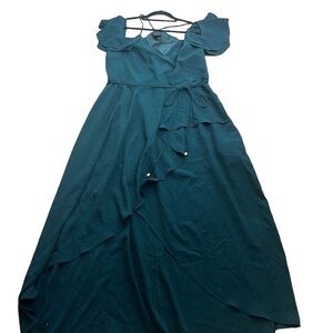 City chic green maxi dress size 16s
